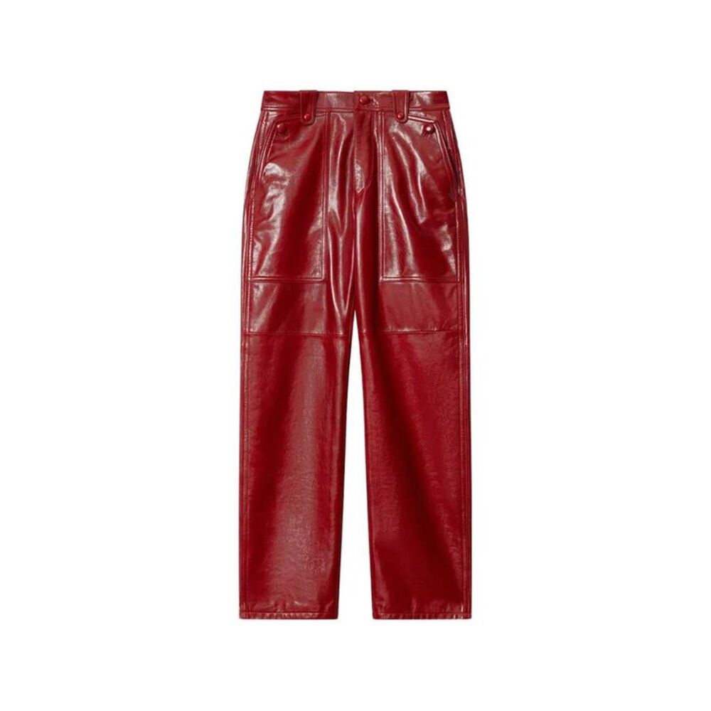 Marant Women Valka Leather Trousers